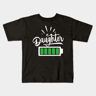 Daughter Full Battery Kids T-Shirt